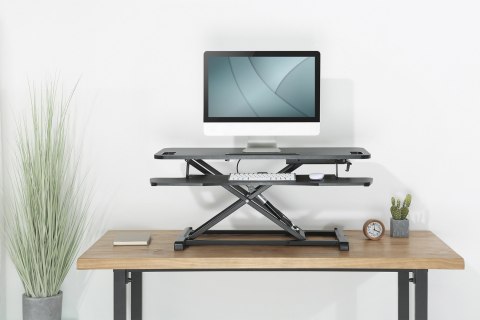 Digitus DA-90380-1 Ergonomic Workspace Riser | 10-50 cm | Maximum load weight 15 kg | Black