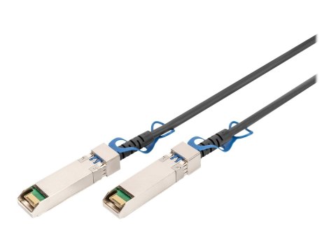 Digitus | Kabel DAC SFP28 | DN-81243 | Pobór mocy: 0,5 W; Zasilanie: +3,3 V napięcia zasilania; Zakres temperatur: 0 do +70 °C;