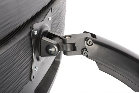 Digitus | Uchwyt biurkowy | Uniwersalny stojak na monitor LED/LCD ze sprężyną gazową | Pochylanie, obracanie, regulacja wysokośc