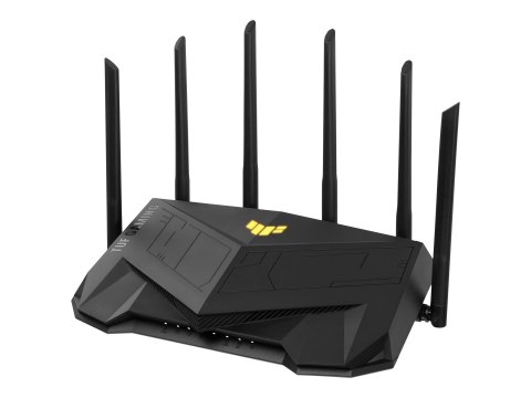 Dwuzakresowy Gigabitowy Router WiFi6 | TUF Gaming AX6000 | 802.11ax | 1148+4804 Mbit/s | 10/100/1000 Mbit/s | Porty Ethernet LAN