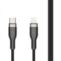 Fixed | Braided Cable USB-C/Lightning, 2 m | FIXDB-CL2-BK