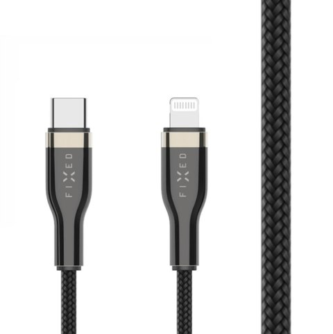 Fixed | Braided Cable USB-C/Lightning, 2 m | FIXDB-CL2-BK
