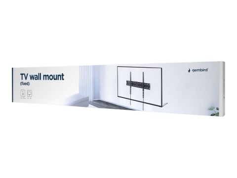 Gembird | Uchwyt ścienny | Stały | 37-70 " | Maksymalna waga (udźwig) 40 kg | Czarny
