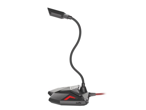 Genesis | Mikrofon gamingowy | Radium 100 | Czarno-czerwony | USB 2.0