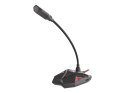 Genesis | Mikrofon gamingowy | Radium 100 | Czarno-czerwony | USB 2.0