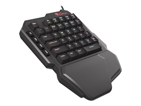 Genesis | NKG-1319 | Klawiatura dla graczy | Podświetlenie LED RGB | USA | Czarna | Przewodowa