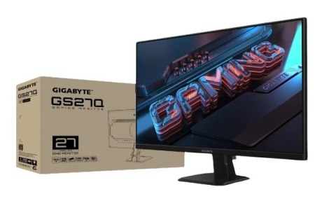 Gigabyte | Gaming Monitor | GS27Q EK1 | 27 " | IPS | QHD | 16:9 | 165 Hz | 1 ms | 2560 x 1440 | 300 cd/m² | HDMI ports quantity