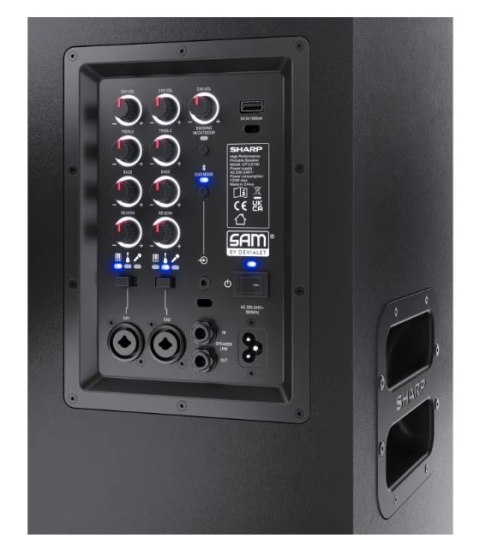 Głośnik przenośny Sharp SumoBox CP-LS100 High Performance | Sharp | Głośnik przenośny | SUMOBOX CP-LS100 High Performance | 120