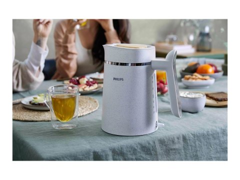 Philips Kettle | HD9365/10 Eco Conscious Edition | Electric | 2200 W | 1.7 L | 100% bioplastic | 360° rotational base | White Ma