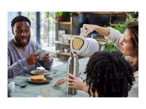 Philips Kettle | HD9365/10 Eco Conscious Edition | Electric | 2200 W | 1.7 L | 100% bioplastic | 360° rotational base | White Ma