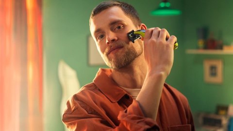 Philips Shaver | QP2724/10 OneBlade | Operating time (max) 45 min | Wet & Dry | NiMH | Black/Lime