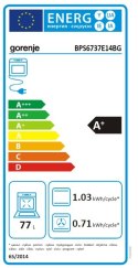 Gorenje | Piekarnik | BPS6737E14BG | 77 L | Wielofunkcyjny | Piroliza | Elektroniczny | Funkcja pary | Wysokość 59,5 cm | Szerok