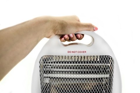 Grzejnik Halogenowy Mesko MS 7710, 800 W, 2 poziomy mocy, Automatyczne wyłączanie, Ochrona przed przewróceniem, Kolor Biały