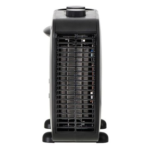 Grzejnik wentylatorowy Adler AD 7725b 2000 W - Czarny, 2 poziomy mocy, termostat, zabezpieczenie przed przegrzaniem, wszechstron