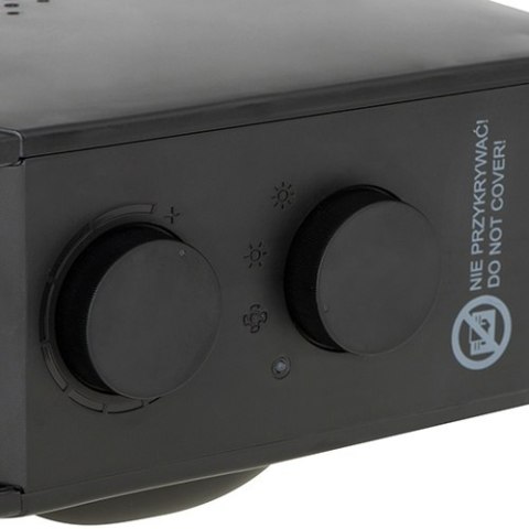 Grzejnik wentylatorowy Adler AD 7725b 2000 W - Czarny, 2 poziomy mocy, termostat, zabezpieczenie przed przegrzaniem, wszechstron