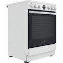 INDESIT | Cooker | IS67V8CHW/E | Hob type Vitroceramic | Oven type Electric | White | Width 60 cm | Grilling | Depth 60 cm | 69