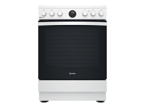 INDESIT | Cooker | IS67V8CHW/E | Hob type Vitroceramic | Oven type Electric | White | Width 60 cm | Grilling | Depth 60 cm | 69
