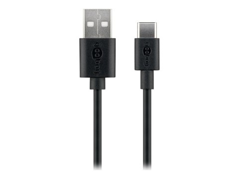 Kabel USB 2.0 Goobay 59122 (USB-C™ do USB A), czarny | Goobay | USB-C do USB-A