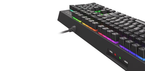 Klawiatura do gier Genesis | THOR 210 RGB | Klawiatura gamingowa | Podświetlenie LED RGB | UK | Czarna | Przewodowa | 1.60 m | H