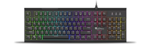 Klawiatura do gier Genesis | THOR 210 RGB | Klawiatura gamingowa | Podświetlenie LED RGB | UK | Czarna | Przewodowa | 1.60 m | H