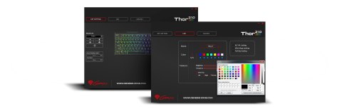 Klawiatura do gier Genesis | THOR 210 RGB | Klawiatura gamingowa | Podświetlenie LED RGB | UK | Czarna | Przewodowa | 1.60 m | H