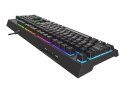 Klawiatura do gier Genesis | THOR 210 RGB | Klawiatura gamingowa | Podświetlenie LED RGB | UK | Czarna | Przewodowa | 1.60 m | H