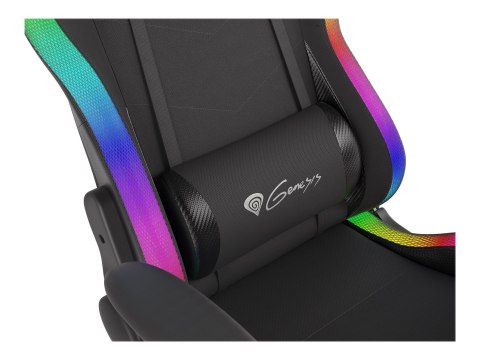 Krzesło Gamingowe Genesis Trit 500 RGB w Kolorze Czarnym