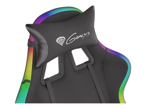 Krzesło Gamingowe Genesis Trit 500 RGB w Kolorze Czarnym