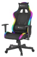 Krzesło Gamingowe Genesis Trit 600 RGB | Ergonomiczne krzesło do gier z podświetleniem RGB sterowanym zdalnie, 150 efektów, tapi