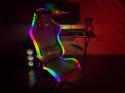 Krzesło Gamingowe Genesis Trit 600 RGB | Ergonomiczne krzesło do gier z podświetleniem RGB sterowanym zdalnie, 150 efektów, tapi