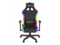 Krzesło Gamingowe Genesis Trit 600 RGB | Ergonomiczne krzesło do gier z podświetleniem RGB sterowanym zdalnie, 150 efektów, tapi