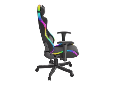 Krzesło Gamingowe Genesis Trit 600 RGB | Ergonomiczne krzesło do gier z podświetleniem RGB sterowanym zdalnie, 150 efektów, tapi