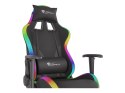 Krzesło Gamingowe Genesis Trit 600 RGB | Ergonomiczne krzesło do gier z podświetleniem RGB sterowanym zdalnie, 150 efektów, tapi