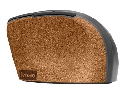 Lenovo | Go Wireless Vertical Mouse | Wireless optical | USB-A | Grey