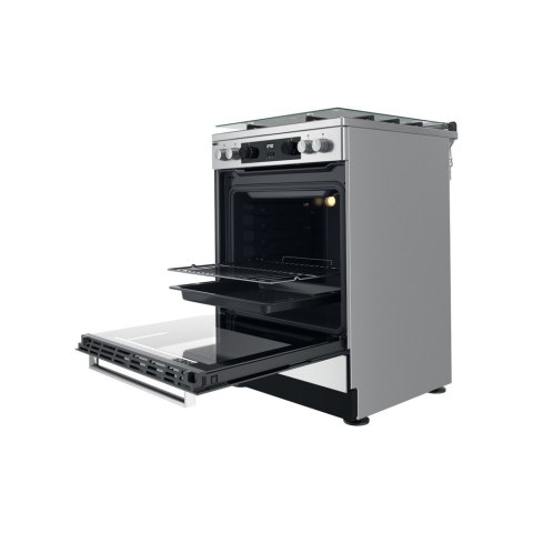 Whirlpool Cooker | WS68G8CHX/E/1 | Hob type Gas | Oven type Electric | Stainless Steel | Width 60 cm | Digital | Depth 60 cm |