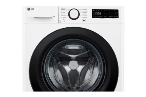 LG | Pralka | F4WR513SBW | Klasa efektywności energetycznej A-10% | Ładowanie od przodu | Pojemność prania 13 kg | 1400 obr/min