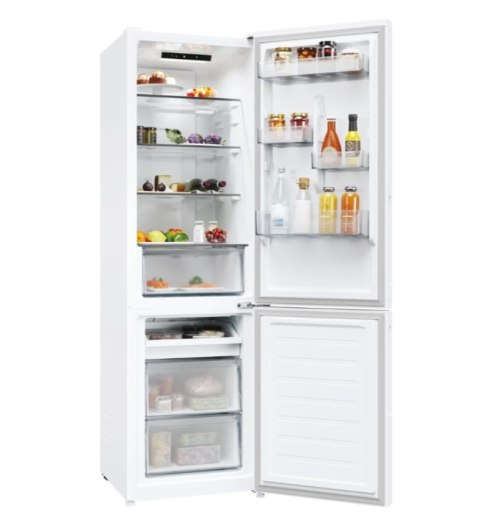 Lodówka Candy | CNCQ2T518EW | Klasa efektywności energetycznej E | Wolnostojąca | Kombi | Wysokość 182,5 cm | System No Frost |