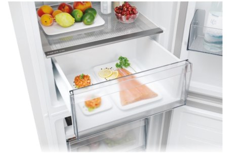 Lodówka Candy | CNCQ2T518EW | Klasa efektywności energetycznej E | Wolnostojąca | Kombi | Wysokość 182,5 cm | System No Frost |