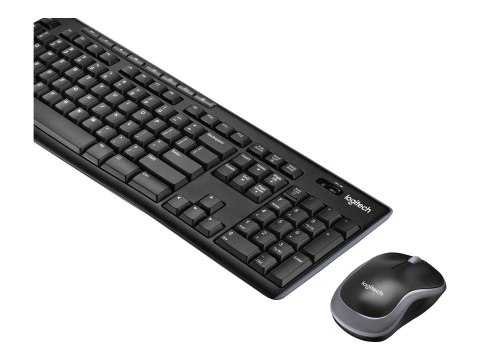 Logitech MK270 | Keyboard and Mouse Set | Wireless | US | Black