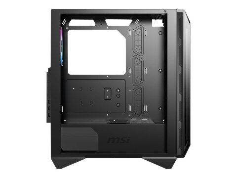 MSI MPG GUNGNIR 110R Obudowa PC, Mid-Tower, USB 3.2, Czarny | MSI | MPG GUNGNIR 110R | Czarny | ATX | Zasilacz w zestawie Nie