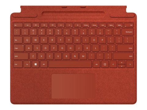 Microsoft | Keyboard Pen 2 Bundle | 8X6-00027 Surface Pro | Compact Keyboard | Wireless | PL | Bluetooth | Red | 294 g
