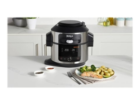 NINJA OL550EU 11-in-1 Multicooker with SmartLid, 6L, Stainless Steel
