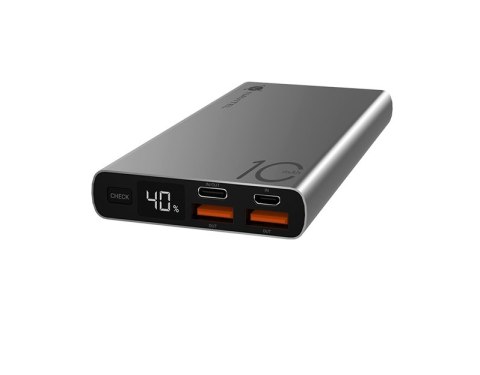 Navitel | Przenośna ładowarka | PWR10 AL SILVER | USB-A, USB-C | Litowo-jonowa