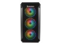 Obudowa GENESIS IRID 503 ARGB, Micro Tower, 2xUSB 2.0, 2x Jack, 1xUSB 3.0, Czarny | Genesis | IRID 503 ARGB | Czarny | ATX | Zas