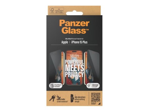 PanzerGlass Privacy Screen Protector iPhone 2023 6.7 | Ultra-Wide Fit w. EasyAligner | PanzerGlass | P2811 | Apple | Apple iPhon