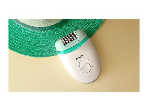 Philips | Epilator | Satinelle Essential BRE245/00 | White/Green