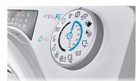 Candy Washing Machine | RO 16106DWME/1-S | Energy efficiency class A | Front loading | Washing capacity 10 kg | 1600 RPM | Depth