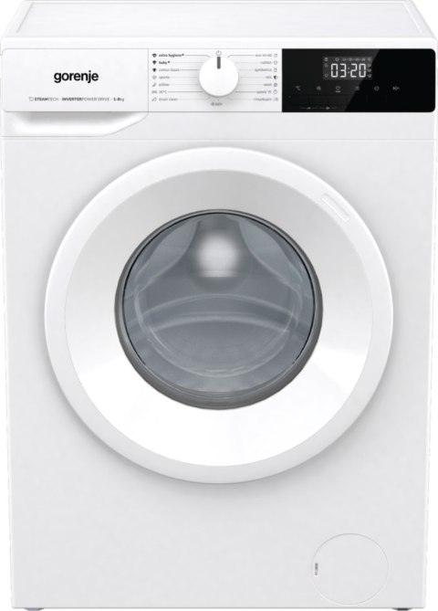 Gorenje Washing Machine | WNHPI84AS | Energy efficiency class A | Front loading | Washing capacity 8 kg | 1400 RPM | Depth 54 cm