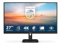 Philips 27E1N1800A/00 | 27 " | IPS | 16:9 | 60 Hz | 4 ms | 3840 x 2160 pixels | 350 cd/m² | HDMI ports quantity 2 | Black