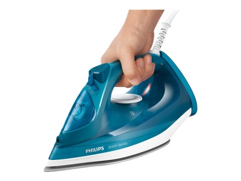 Philips DST3040/70, seria 3000 | Żelazko parowe | 2600 W | Pojemność zbiornika na wodę 300 ml | Ciągły strumień pary 40 g/min |